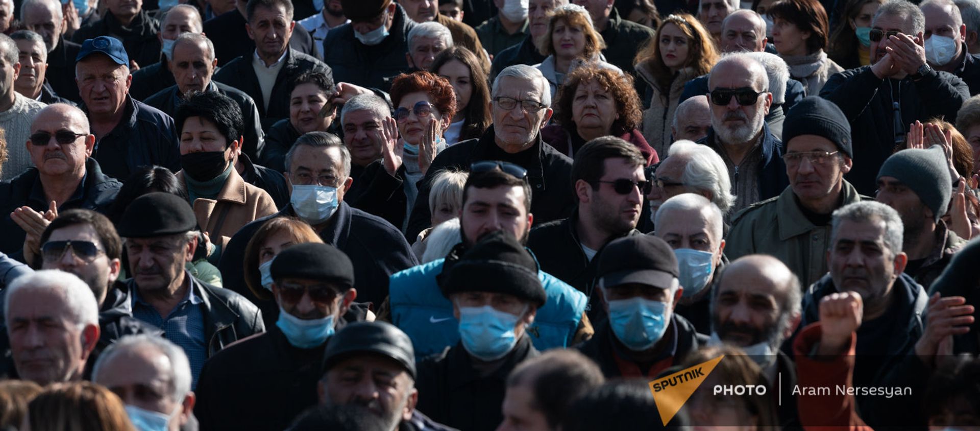 Митинг оппозиции (12 февраля 2021). Еревaн - Sputnik Армения, 1920, 16.02.2021