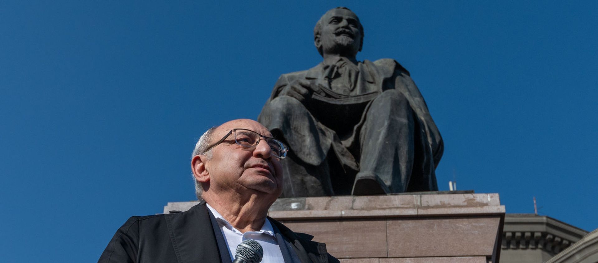Вазген Манукян на митинге оппозиции (12 февраля 2021). Еревaн - Sputnik Արմենիա, 1920, 12.02.2021