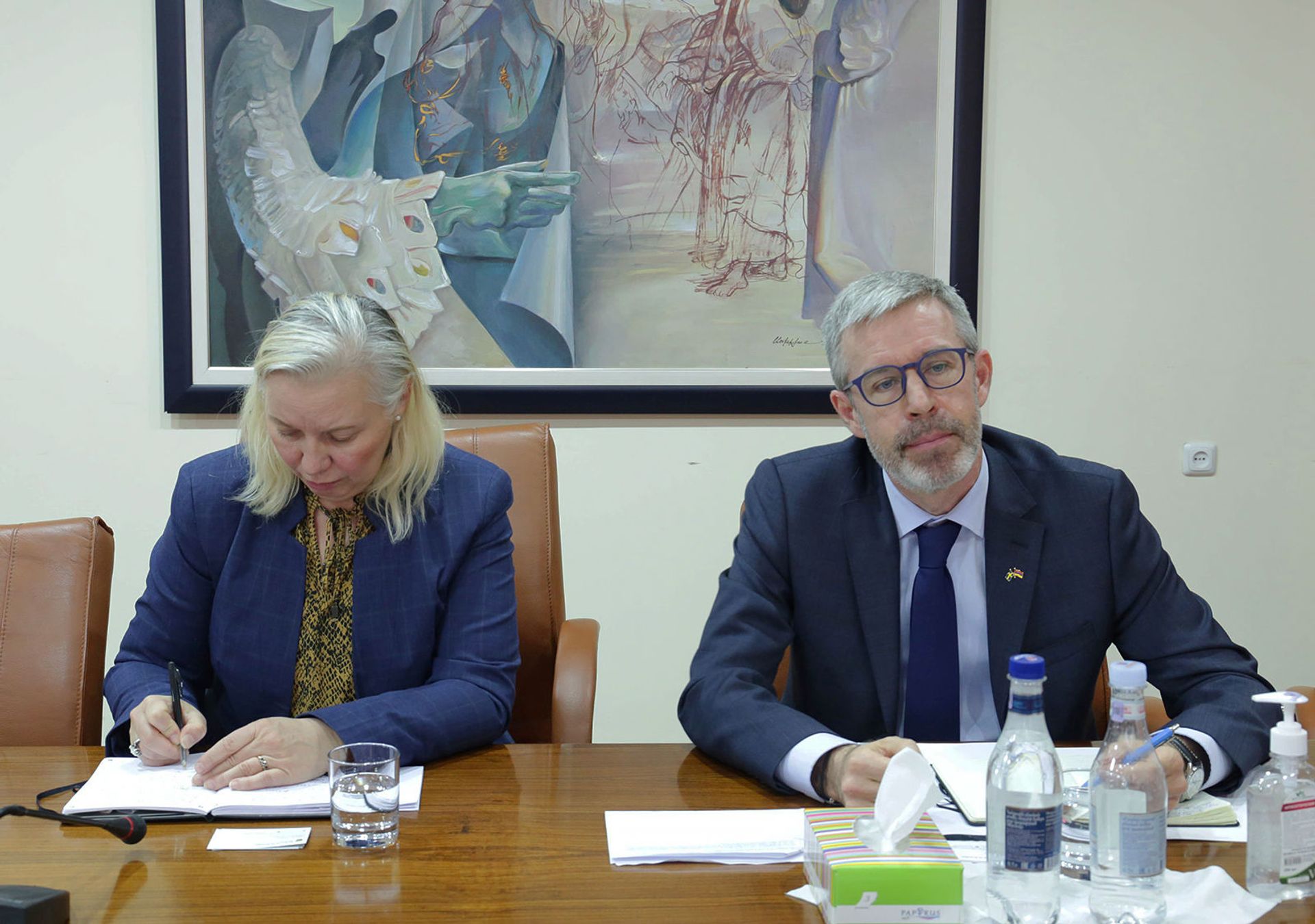 Հայ-շվեդական  համագործակցության շրջանակը կընդլայնվի. նախարարն ընդունել է Շվեդիայի դեսպանին - Sputnik Արմենիա, 1920, 15.02.2021