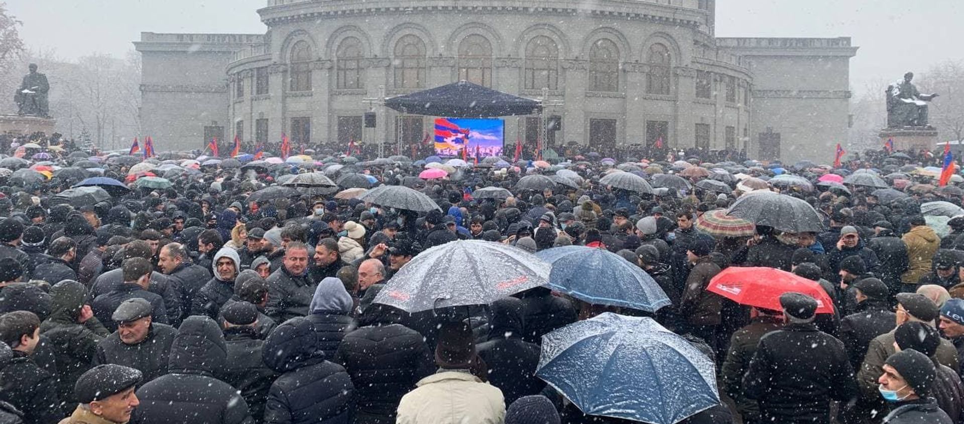 Митинг оппозиции (20 февраля 2021). Еревaн - Sputnik Արմենիա, 1920, 20.02.2021