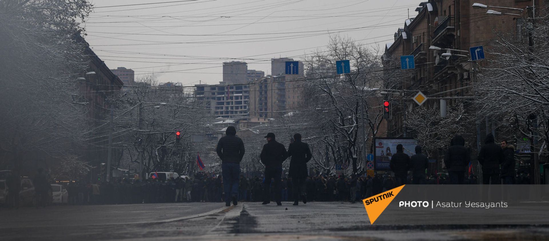 Участники митинга оппозиции (20 февраля 2021). Еревaн - Sputnik Արմենիա, 1920, 20.02.2021