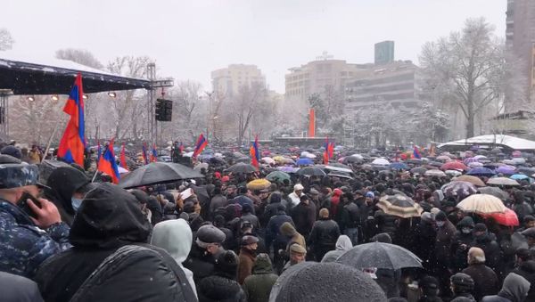Ինչպես անցան ընդդիմության հանրահավաքն ու անհնազանդության ակցիան Երևանում - Sputnik Արմենիա