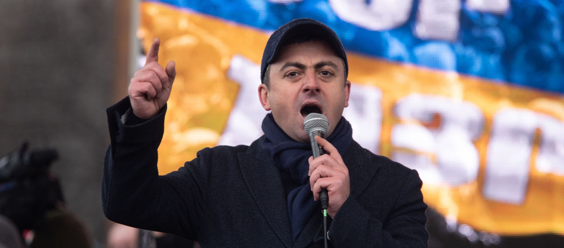 Ишхан Сагателян выступает на митинге оппозиции (20 февраля 2021). Еревaн Ишхан Сагателян выступает на митинге оппозиции (20 февраля 2021). Еревaн - Sputnik Արմենիա, 1920, 23.02.2021