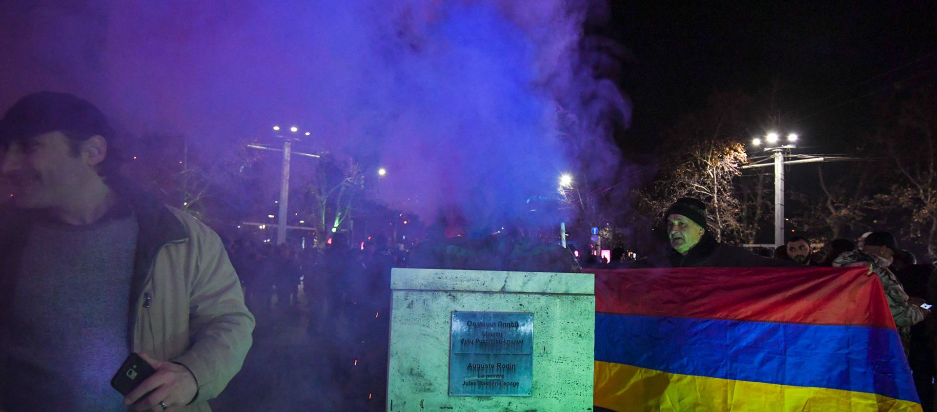 Оппозиционное Движение по спасению родины организовало шествие в столице (22 февраля 2021). Еревaн - Sputnik Արմենիա, 1920, 23.02.2021