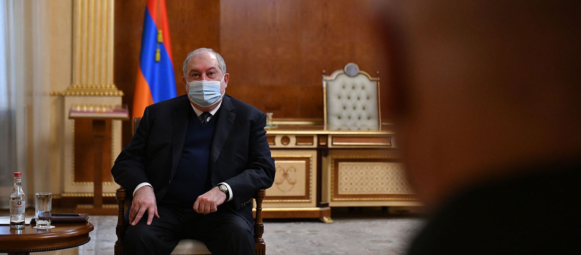 Президент Армен Саркисян провел встречу с генерал-лейтенантом Рустамом Мурадовым (24 февраля 2021). Еревaн Президент Армен Саркисян провел встречу с генерал-лейтенантом Рустамом Мурадовым (24 февраля 2021). Еревaн - Sputnik Армения, 1920, 24.02.2021