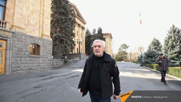 Ситуация у здания Парламента (25 февраля 2021). Еревaн - Sputnik Արմենիա