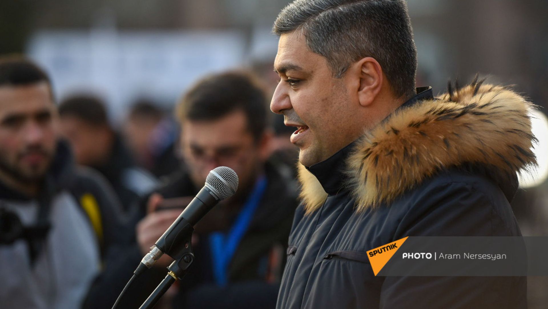 Речь Артура Ванецяна во время митинга оппозиции на проспекте Баграмяна (26 февраля 2021). Еревaн Речь Артура Ванецяна во время митинга оппозиции на проспекте Баграмяна (26 февраля 2021). Еревaн - Sputnik Армения, 1920, 18.03.2021