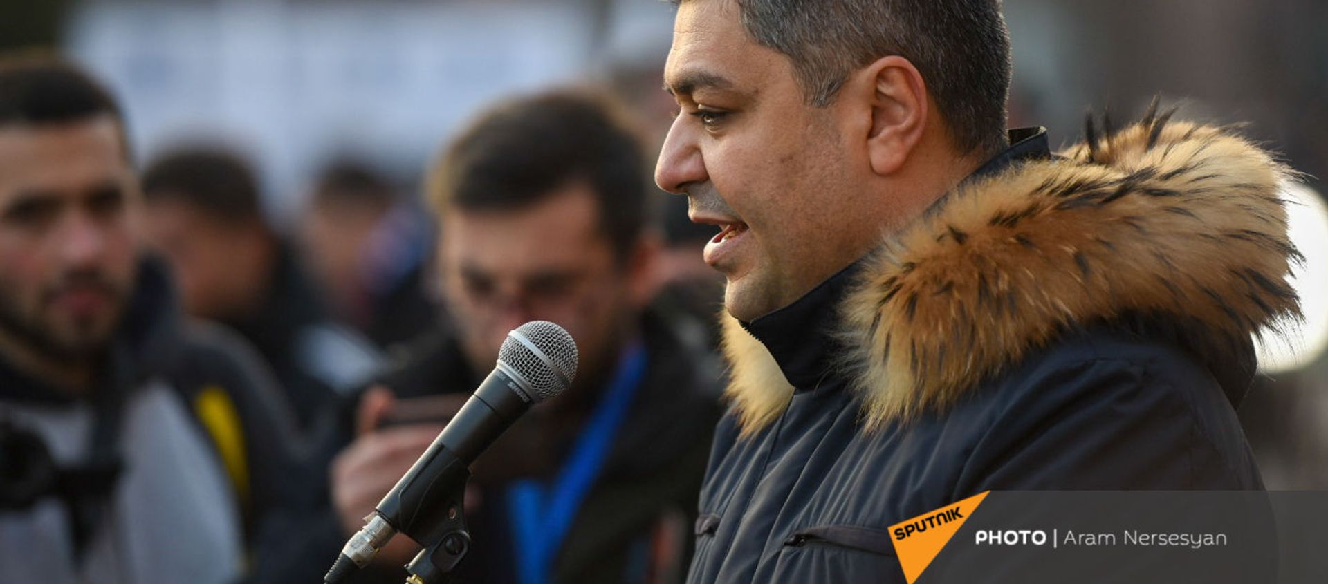 Речь Артура Ванецяна во время митинга оппозиции на проспекте Баграмяна (26 февраля 2021). Еревaн Речь Артура Ванецяна во время митинга оппозиции на проспекте Баграмяна (26 февраля 2021). Еревaн - Sputnik Армения, 1920, 18.03.2021