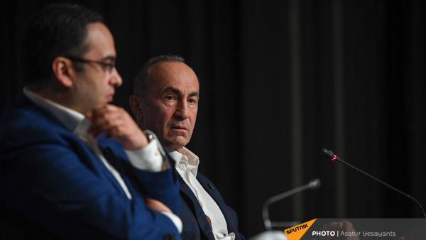 Ռոբերտ Քոչարյանն ու Վիկտոր Սողոմոնյանը. արխիվային լուսանկար - Sputnik Արմենիա