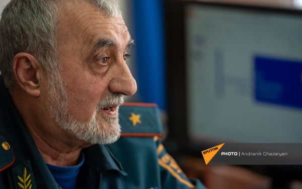 Ректор Государственной академии кризисного управления Гамлет Матевосян - Sputnik Армения