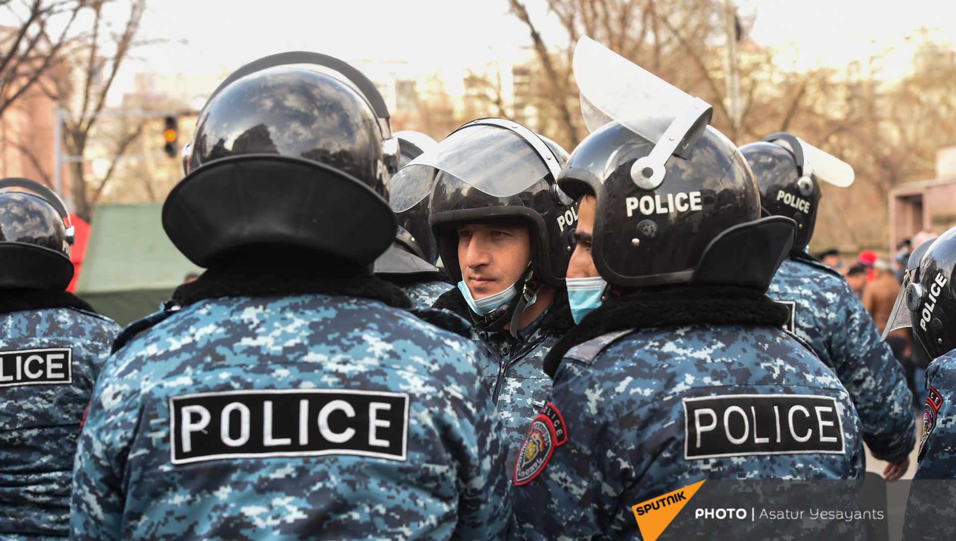 Полиция готовится к митингу оппозиции (10 марта 2021). Еревaн Полиция готовится к митингу оппозиции (10 марта 2021). Еревaн - Sputnik Արմենիա, 1920, 10.03.2021
