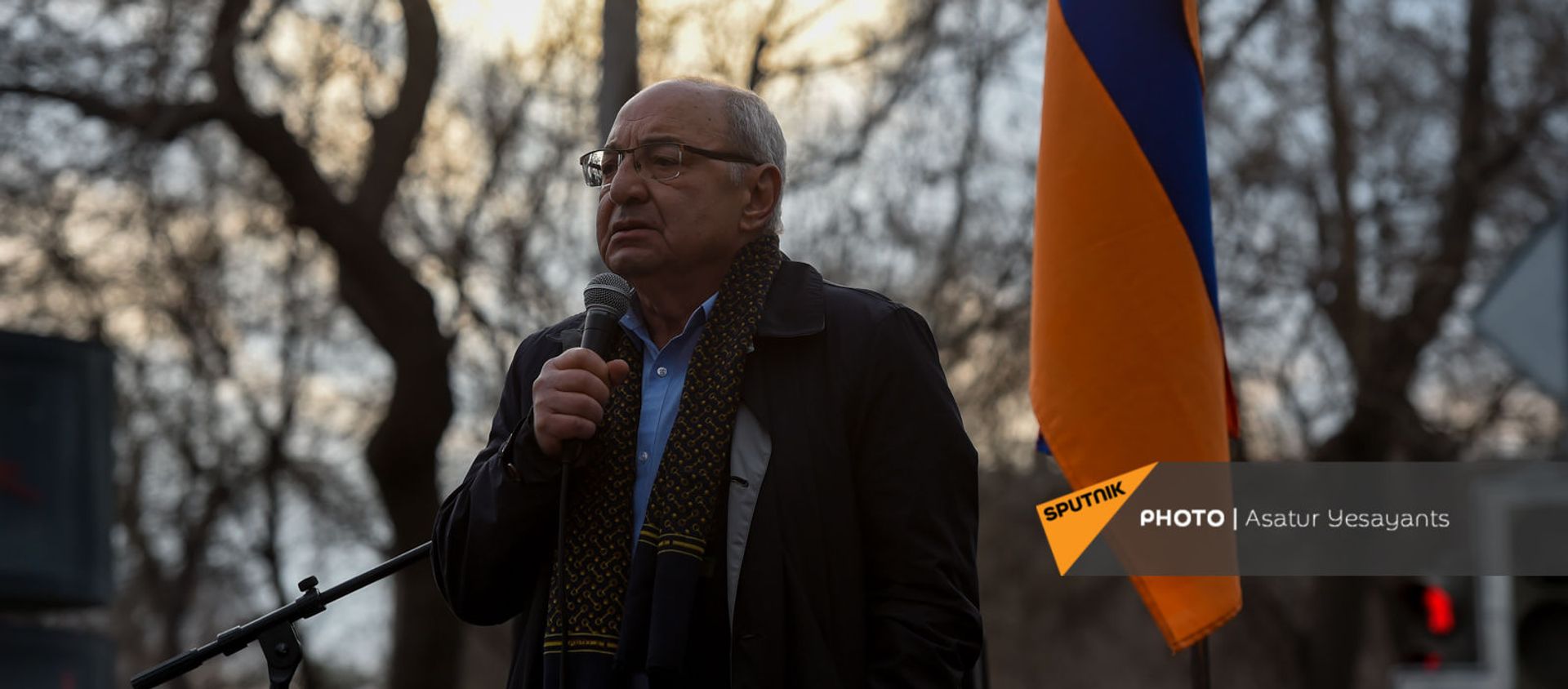 Вазген Манукян во время митинга оппозиции (10 марта 2021). Еревaн - Sputnik Արմենիա, 1920, 12.03.2021