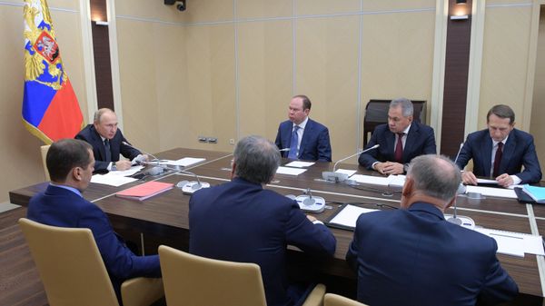 Президент РФ В. Путин провел заседание Совбеза РФ - Sputnik Армения