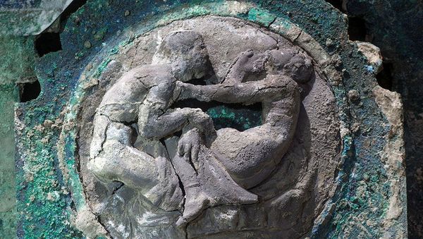 Римская колесница, обнаруженная недалеко от археологического парка Помпеи - Sputnik Армения