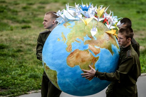 Празднование 70-й годовщины окончания Второй мировой войны в Великом Новгороде - Sputnik Армения