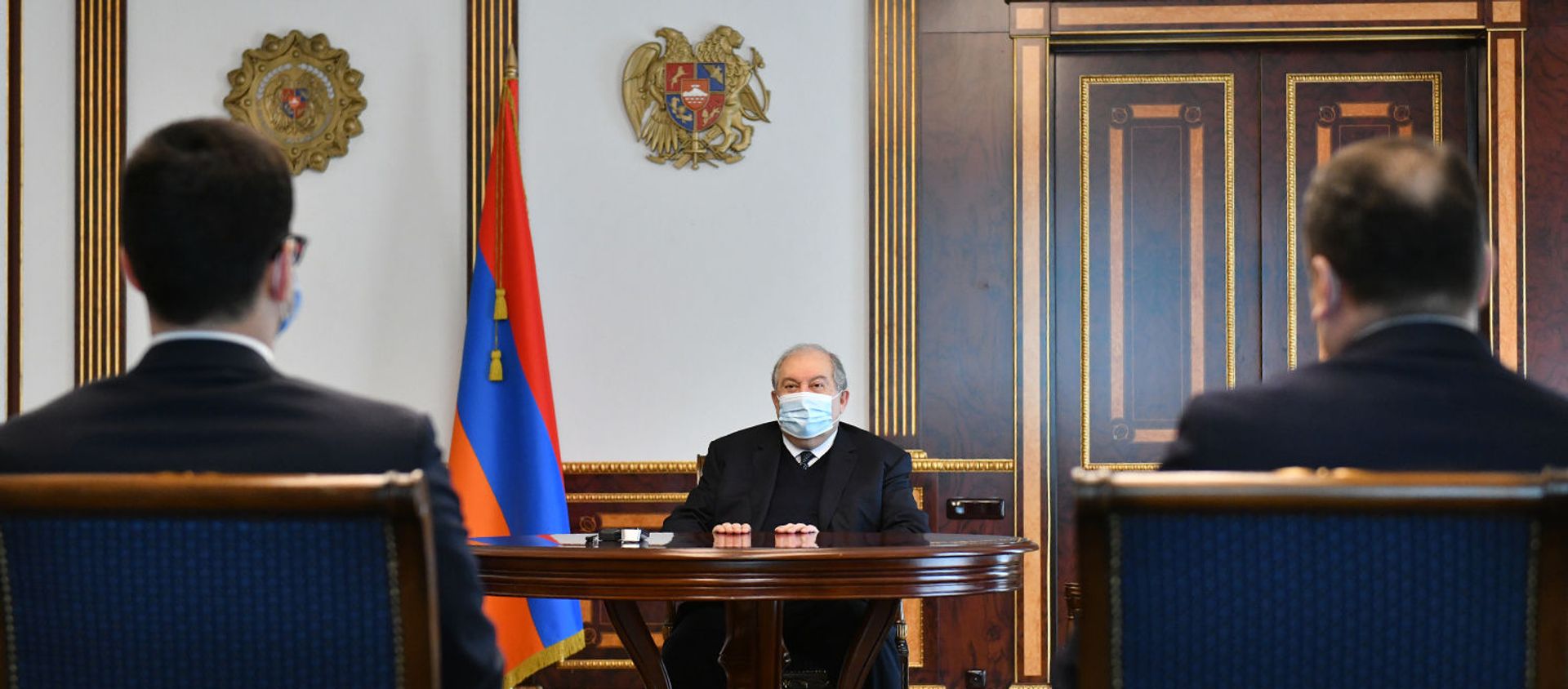Президент Армен Саркисян принял министра юстиции Рустама Бадасяна (30 марта 2021). Еревaн Президент Армен Саркисян принял министра юстиции Рустама Бадасяна (30 марта 2021). Еревaн - Sputnik Армения, 1920, 30.03.2021