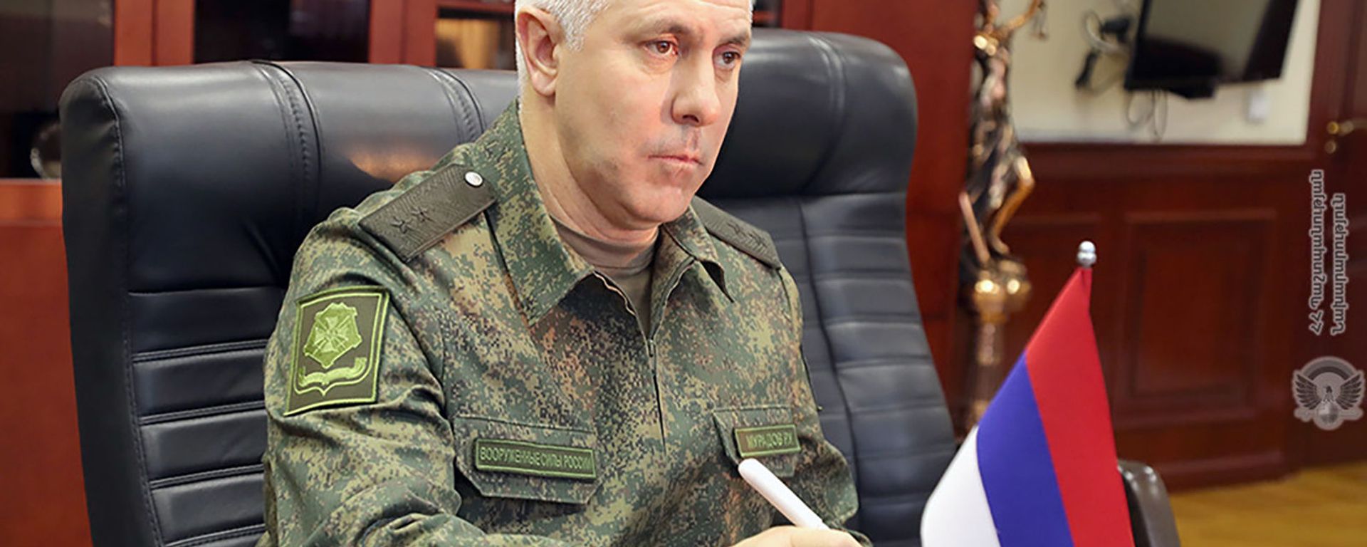 Командующий российским миротворческим контингентом, генерал-лейтенант Рустам Мурадов - Sputnik Армения, 1920, 13.05.2021