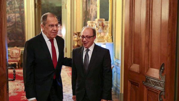 Встреча министров иностранных дел Армении и России Ара Айвазяна и Сергея Лаврова (1 апреля 2021). Москвa - Sputnik Армения