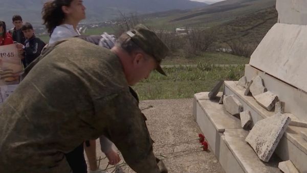 Российские миротворцы инициировали акцию «История семьи – история Победы» (6 апреля 2021). Карабах - Sputnik Արմենիա