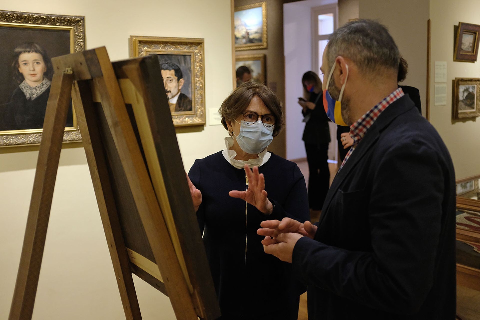 В тбилисском Art Palace открылся армянский уголок по случаю визита Нунэ Саркисян - Sputnik Армения, 1920, 16.04.2021