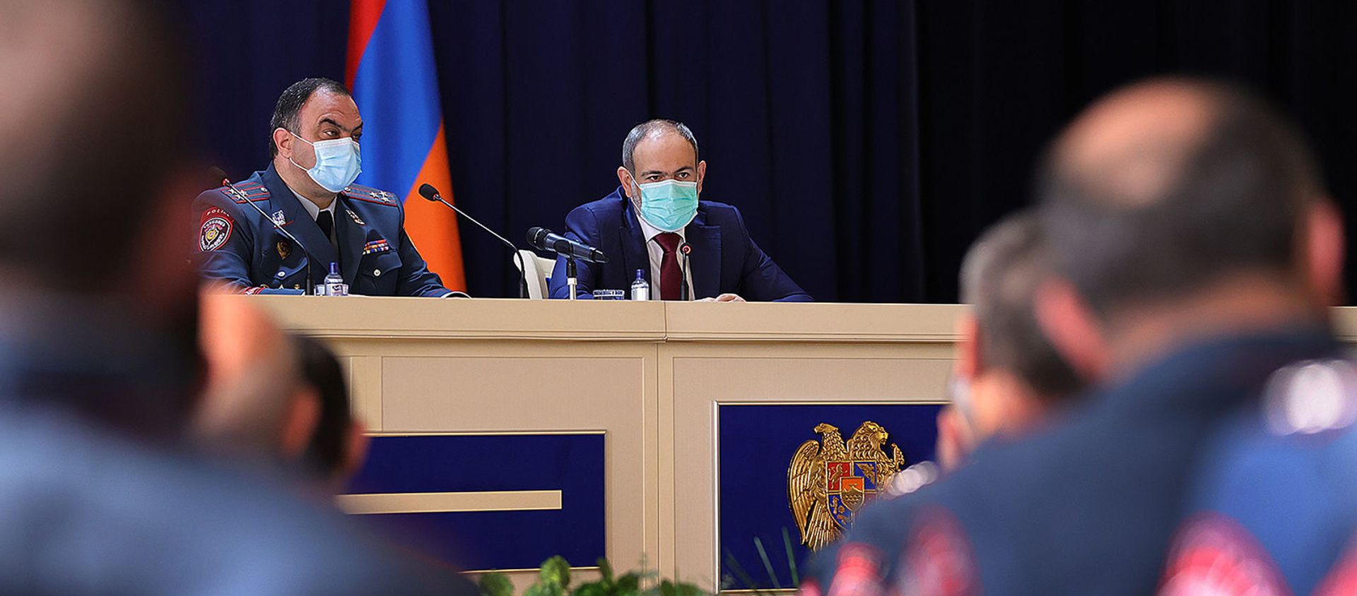 Премьер-министр Никол Пашинян поздравил сотрудников полиции с профессиональным праздником (16 апреля 2021). Еревaн - Sputnik Արմենիա, 1920, 29.06.2021