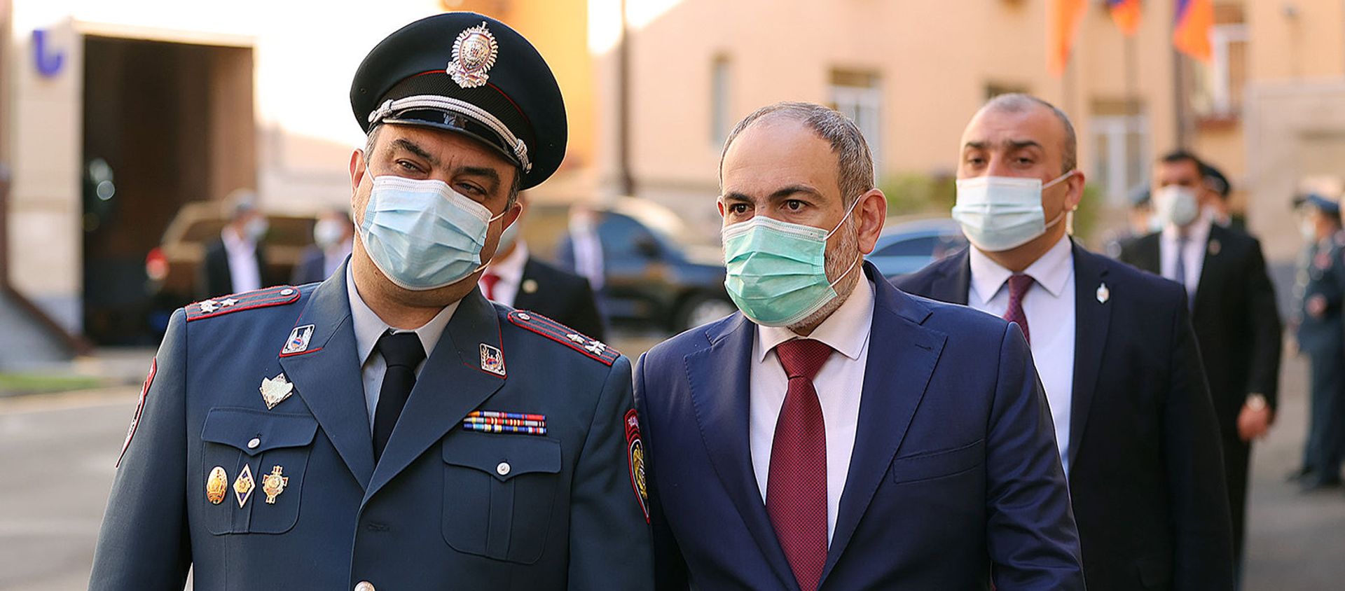 Премьер-министр Никол Пашинян поздравил сотрудников полиции с профессиональным праздником (16 апреля 2021). Еревaн - Sputnik Армения, 1920, 21.04.2021