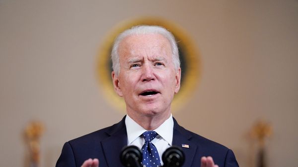 Президент США Джо Байден выступает после вынесения обвинительного вердикта присяжными по делу Джорджа Флойда (20 апреля 2021). Вашингтон - Sputnik Արմենիա