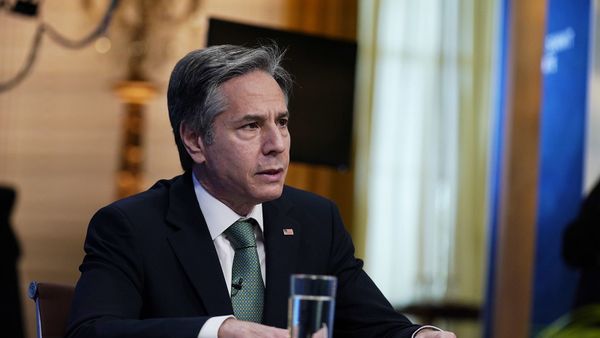  Госсекретарь США Энтони Блинкен во время виртуального саммита лидеров по климату (22 апреля 2021). Вашингтон - Sputnik Армения