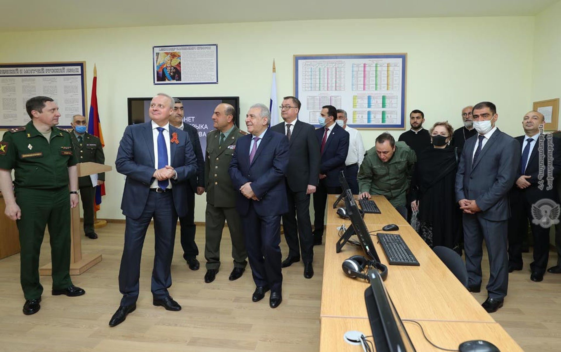 Հարությունյանը և Կոպիրկինը մասնակցել են ռուսաց լեզվի ուսուցման լսարանի բացմանը - Sputnik Արմենիա, 1920, 07.05.2021