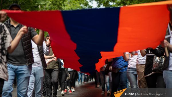 Шествие в Ераблур (9 мая 2021). Еревaн - Sputnik Արմենիա