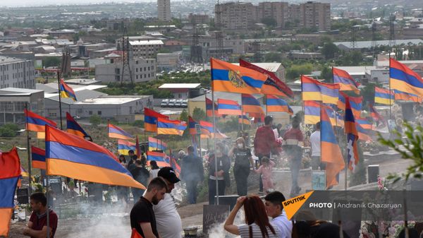 Шествие в Ераблур (9 мая 2021). Еревaн - Sputnik Արմենիա