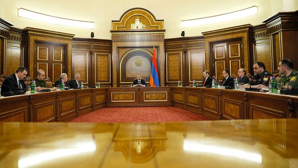 Речь премьер-министра Никола Пашиняна на заседании Совета Безопасности Армении (13 мая 2021). Еревaн - Sputnik Արմենիա