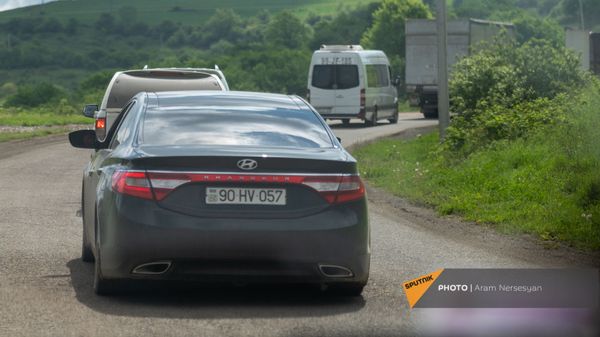 Ադրբեջանական ավտոշարսյունը Արցախում - Sputnik Արմենիա