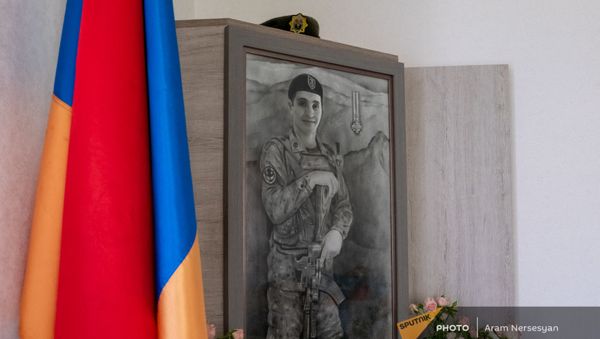 Уголок памяти погибшего капитана Ашота Микаеляна - Sputnik Արմենիա