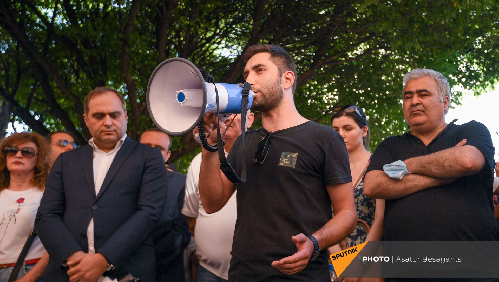 Акция протеста с требованием опубликовать договор с Азербайджаном Акция протеста с требованием опубликовать договор с Азербайджаном - Sputnik Армения, 1920, 20.05.2021