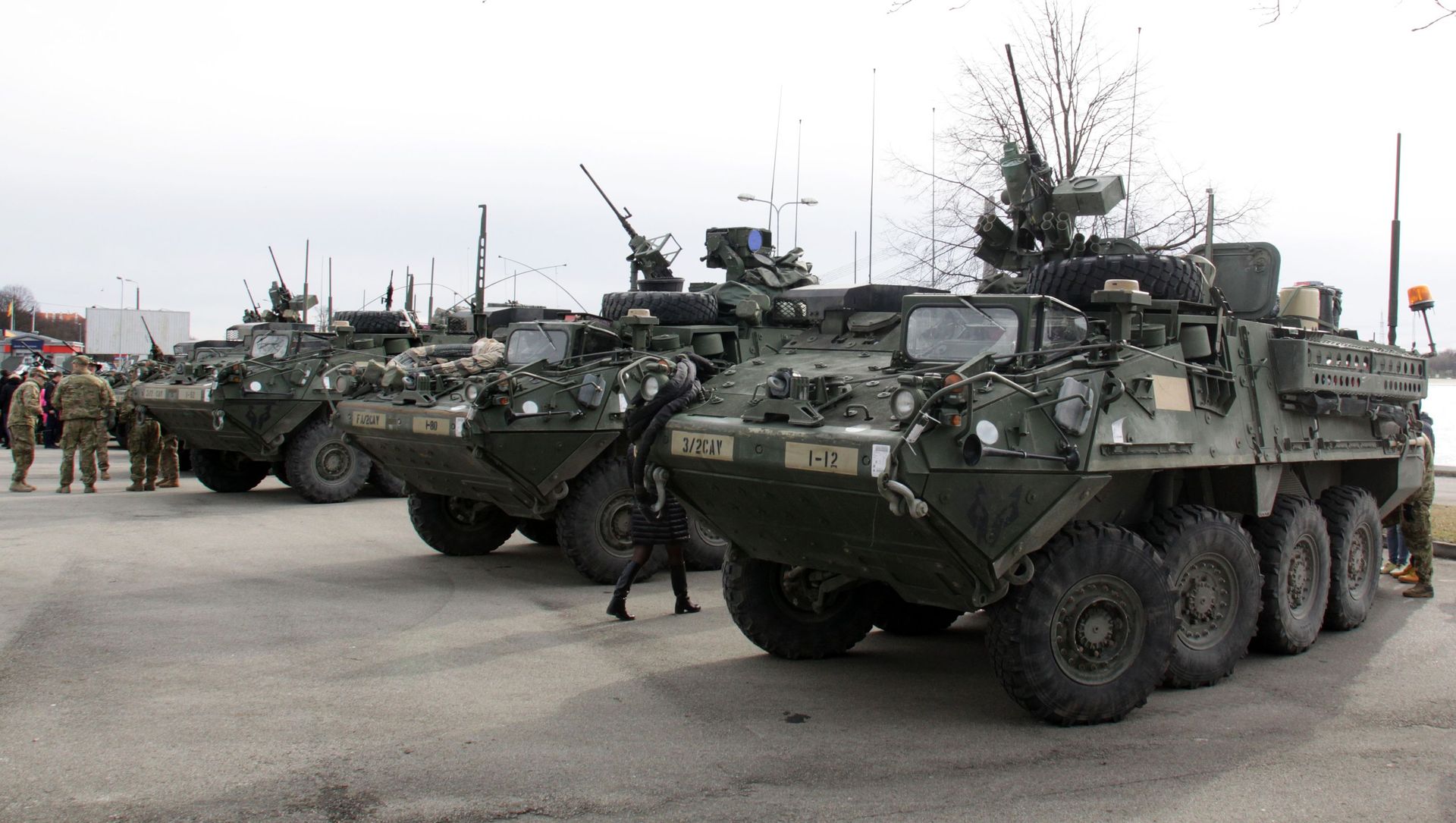 Американские бронетранспортеры Stryker Американские бронетранспортеры Stryker - Sputnik Արմենիա, 1920, 24.05.2021