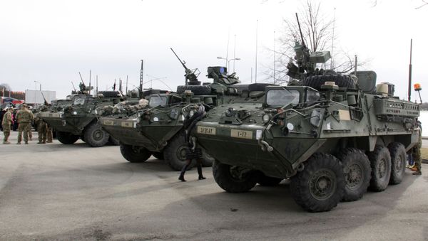 Американские бронетранспортеры Stryker - Sputnik Արմենիա