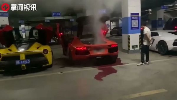 Молодой человек взорвал Lamborghini, чтобы приготовить барбекю - Sputnik Армения