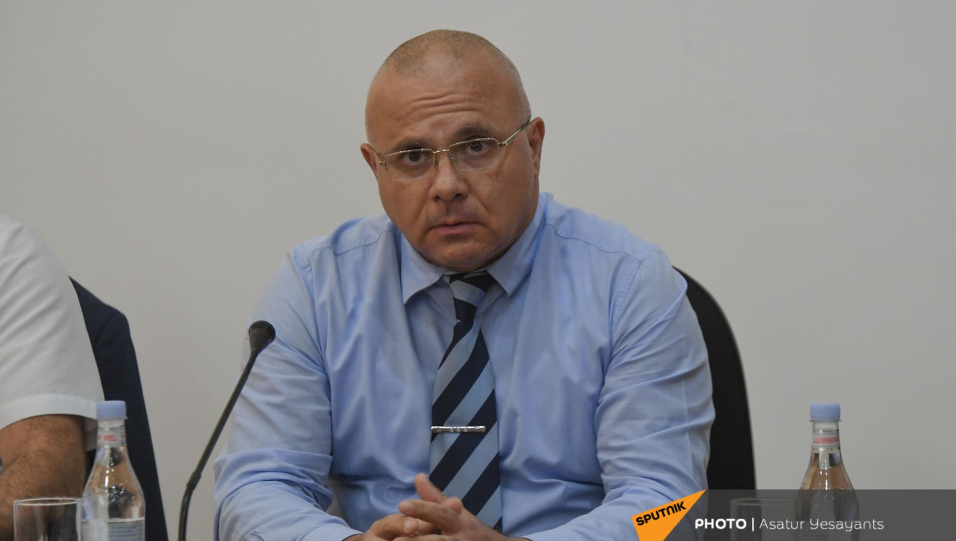 Армен Геворкян на пресс-конференции в Судебно-мединском научно-практическом центре Армен Геворкян на пресс-конференции в Судебно-мединском научно-практическом центре - Sputnik Արմենիա, 1920, 04.06.2021