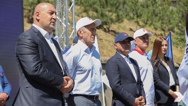 Митинг блока Айастан в Каджаране (7 июня 2021). Сюник - Sputnik Армения