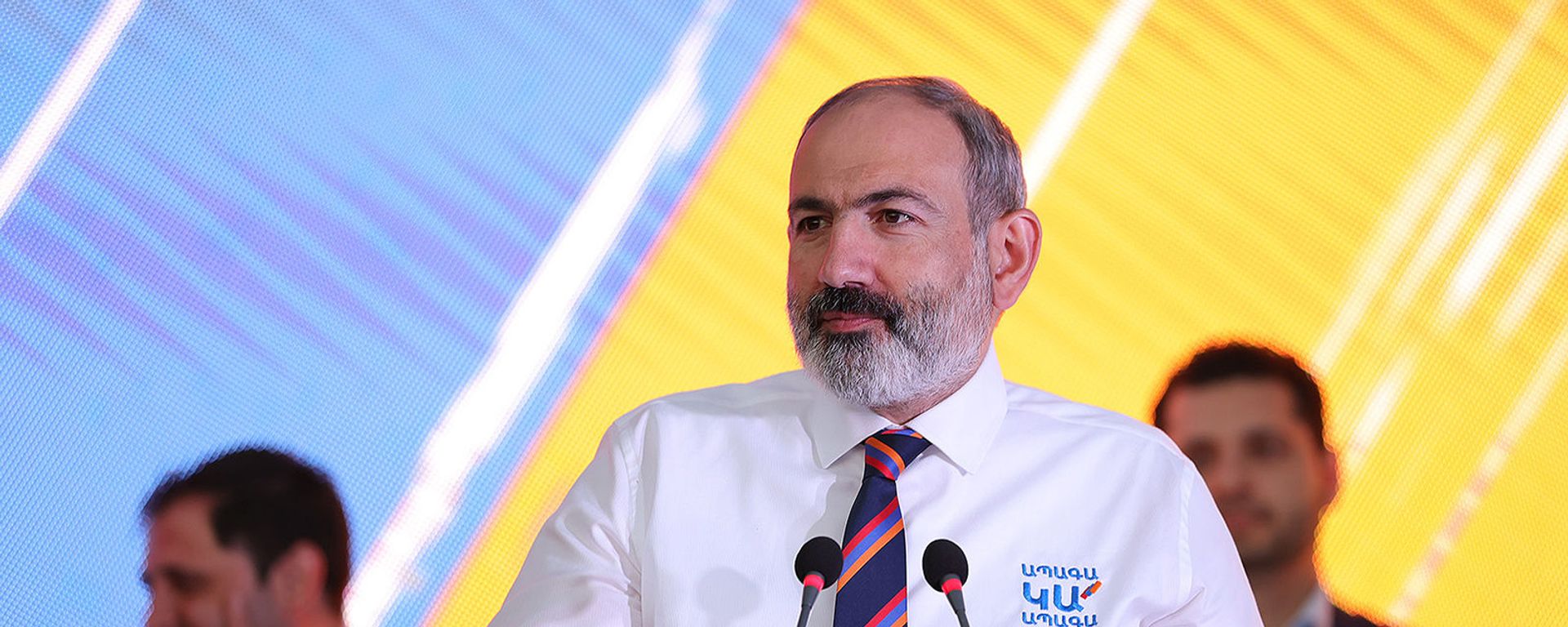 И.о. премьер-министра Никол Пашинян на предвыборной агиткампании в Армавирской области (7 июня 2021). Армавир И.о. премьер-министра Никол Пашинян на предвыборной агиткампании в Армавирской области (7 июня 2021). Армавир - Sputnik Армения, 1920, 08.06.2021