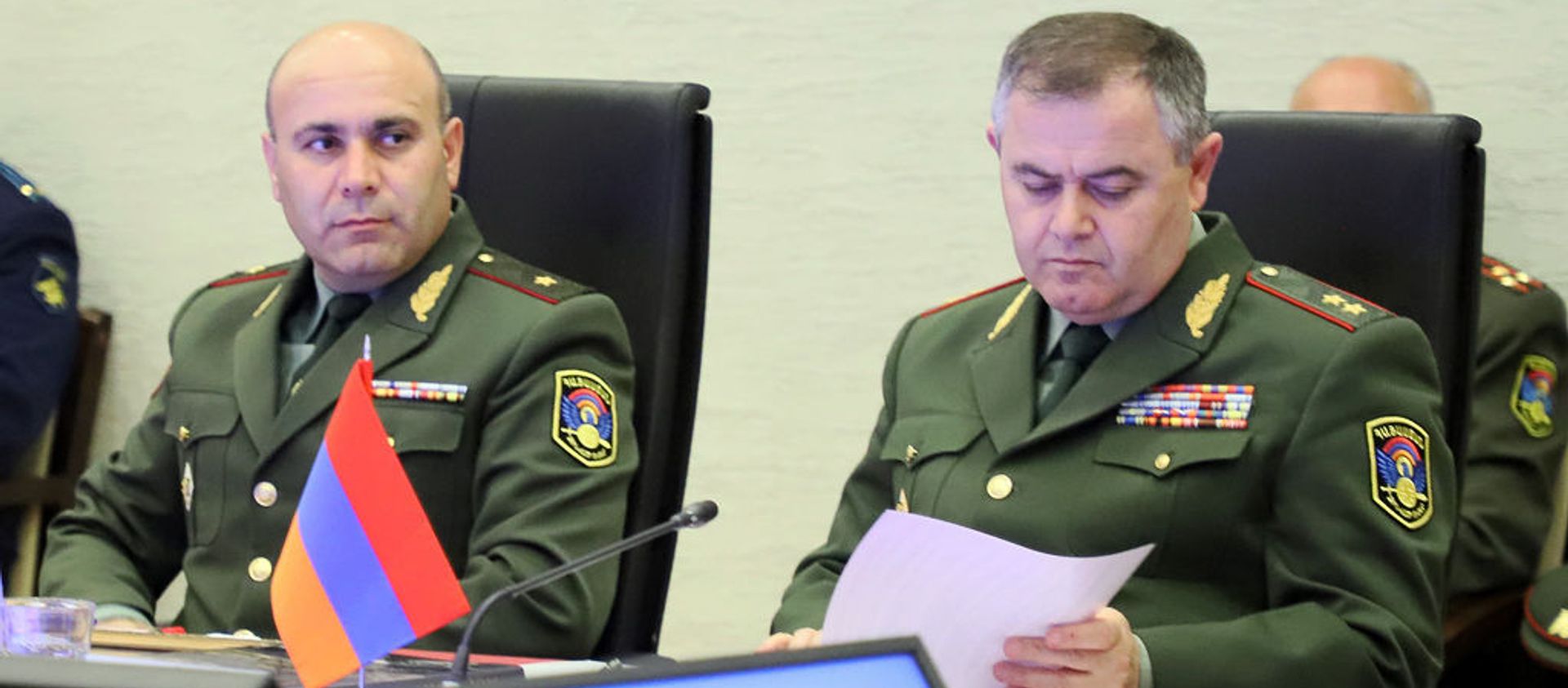 Начальник Генштаба ВС Армении Артак Давтян на заседании комитета начальников штабов вооруженных сил государств-участников СНГ (июнь 2021).  Санкт-Петербург - Sputnik Արմենիա, 1920, 09.06.2021
