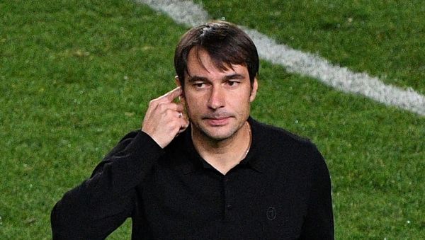 Главный тренер Химок Дмитpий Гyнькo в матче 6-го тура чемпионата России по футболу между командами Химки и Ротор (29 августа 2020). Химки - Sputnik Армения