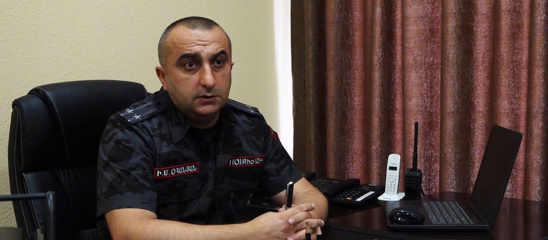 Начальник управления полиции полиции Карабаха Игорь Оганян - Sputnik Արմենիա, 1920, 17.06.2021