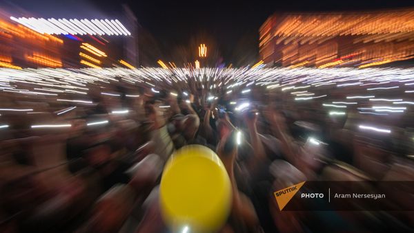 Mитинг в поддержку победы партии Гражданский договор на внеочередных выборах (21 июня 2021). Еревaн - Sputnik Արմենիա