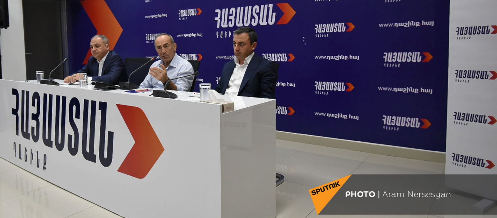 Пресс-конференция лидеров блока Айастан (22 июня 2021). Еревaн - Sputnik Արմենիա, 1920, 22.06.2021