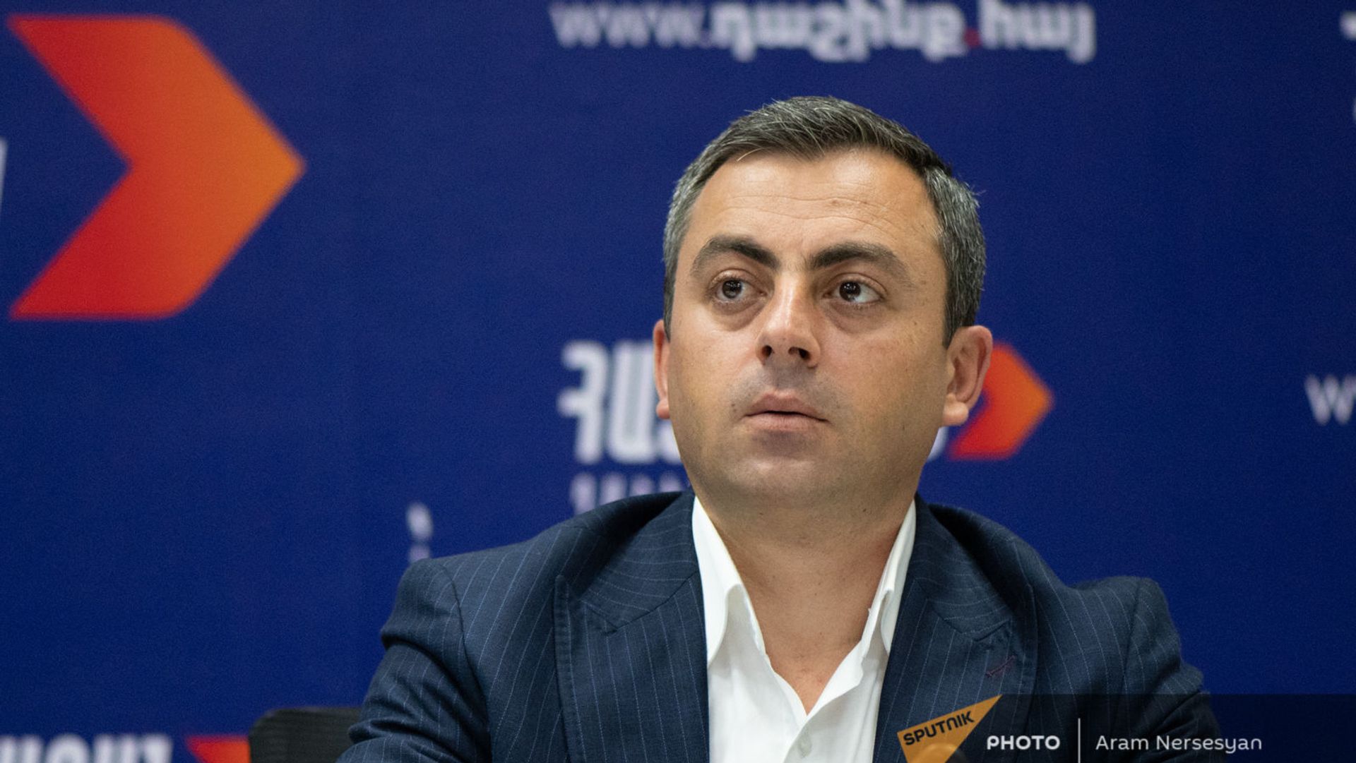 Ишхан Сагателян на пресс-конференции лидеров блока Айастан (22 июня 2021). Еревaн Ишхан Сагателян на пресс-конференции лидеров блока Айастан (22 июня 2021). Еревaн - Sputnik Армения, 1920, 31.07.2021