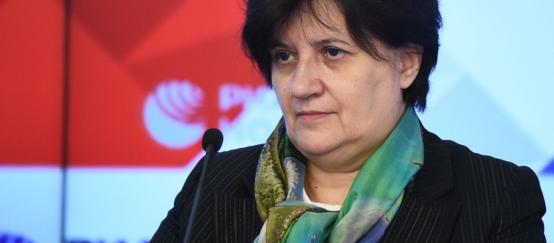 Специальный представитель ВОЗ в России Мелита Вуйнович во время онлайн пресс-конференции (8 октября 2020). Москвa - Sputnik Армения, 1920, 28.06.2021