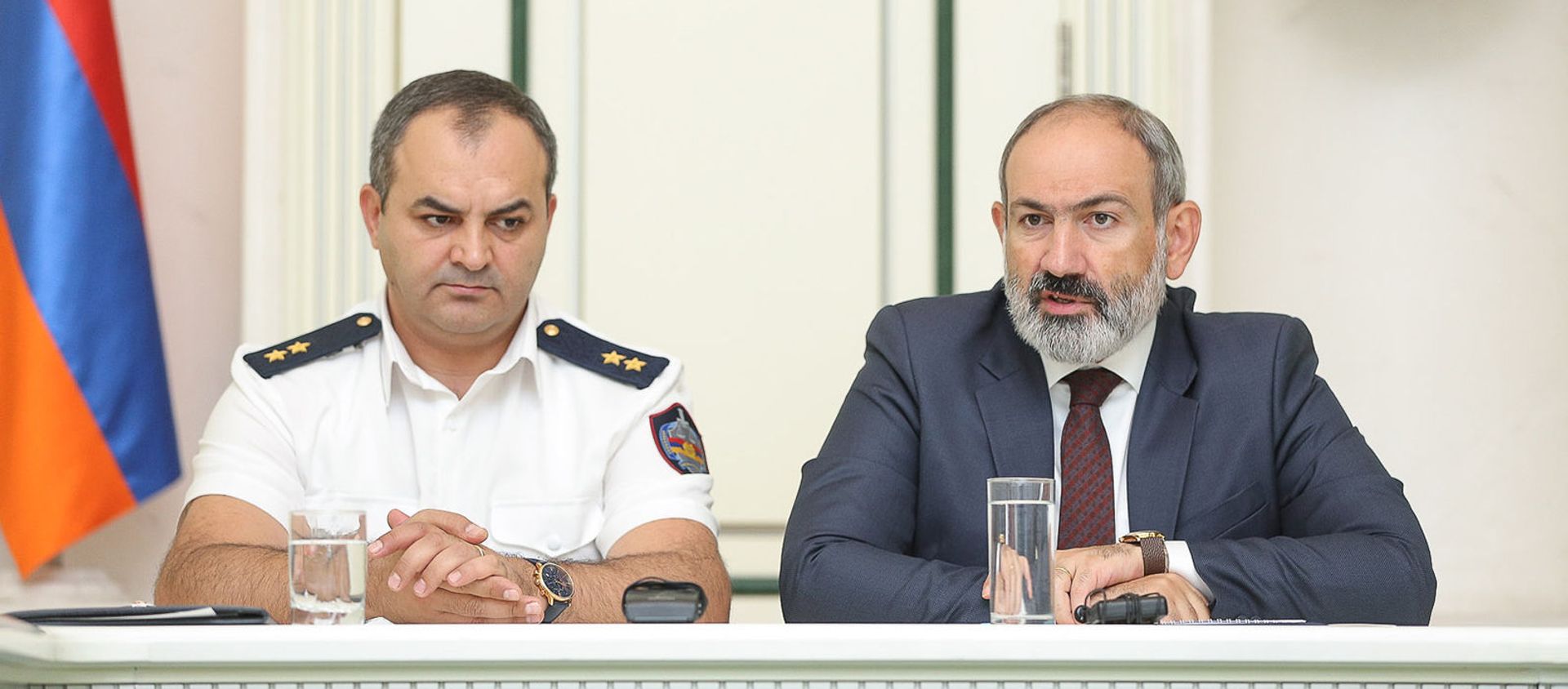И.о. премьер-министра Никол Пашинян на торжественном заседании 103-й годовщины прокуратуры Армении и дня работника прокуратуры (1 июля 2021). Еревaн - Sputnik Армения, 1920, 01.07.2021