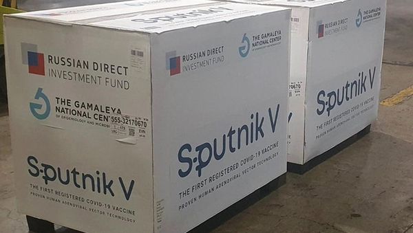 Самолет с грузом вакцины Sputnik-V прибыл в Армению - Sputnik Արմենիա